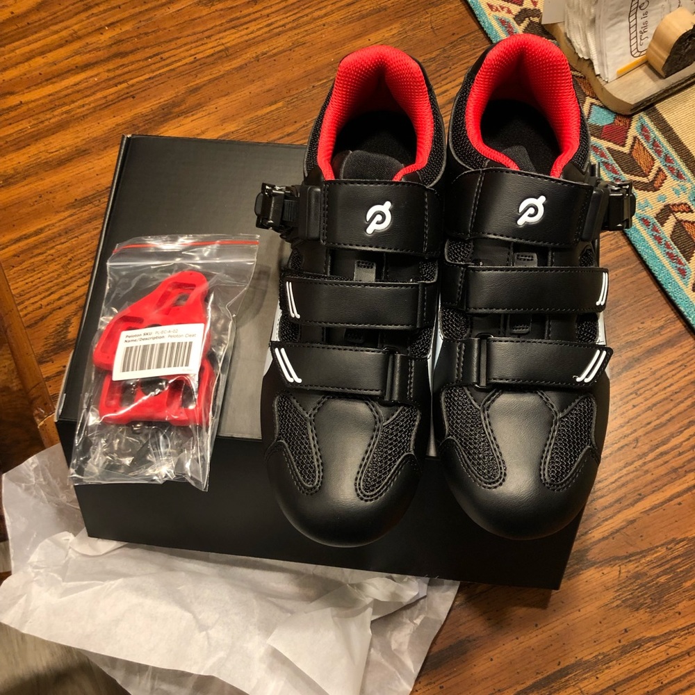 Peloton clip in shoes with clips